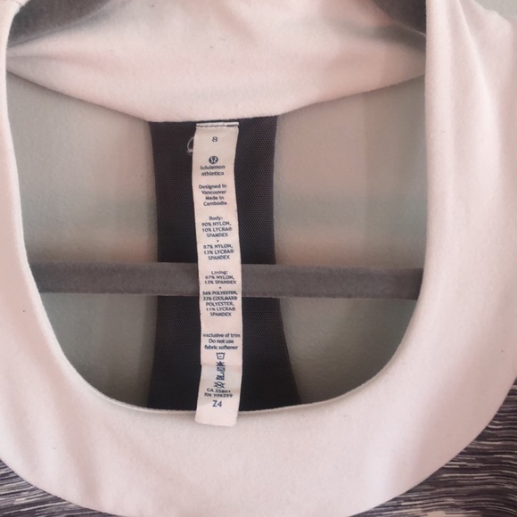 Lululemon Athletica Size 8 Scoop Neck Racer Back Purple Work Out  💪 Tank - Picture 2 of 7